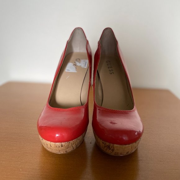 Guess Coral & Cork Heels - Picture 4 of 8